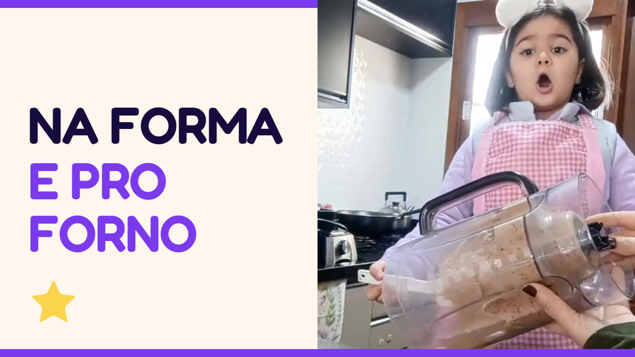 Miniatura de Pôr o bolo na forma (parte 2)